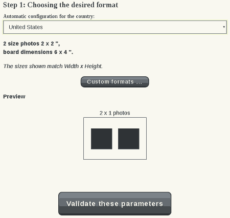 Choice of format